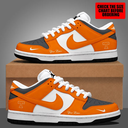 [HOMERUN DEAL] NEW CUSTOMIZED NCAA CWS12 TNV TENNESSEE VOLUNTEERS DUNK LOW SHOES