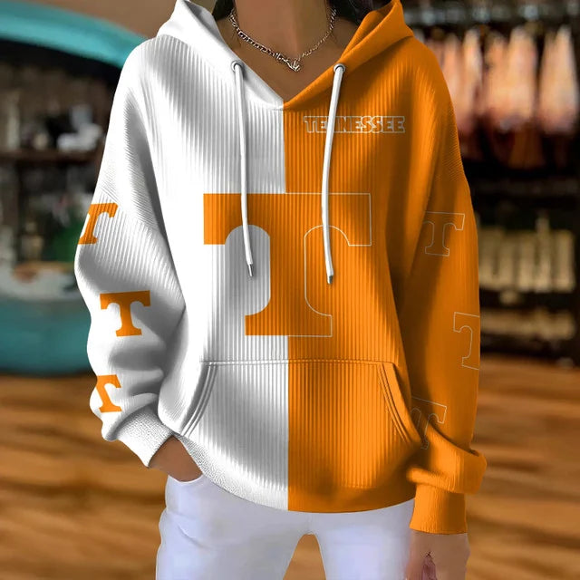 [HOMERUN DEAL] NEW CUSTOMIZED NCAA CWS12 TNV TENNESSEE VOLUNTEERS RIBBED HOODIE & SWEATSHIRT