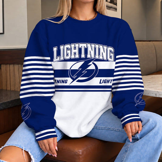 [PUCK DROP DEAL] NEW CUSTOMIZED NHL12 TPL THE LIGHTNING UNISEX SWEATSHIRT
