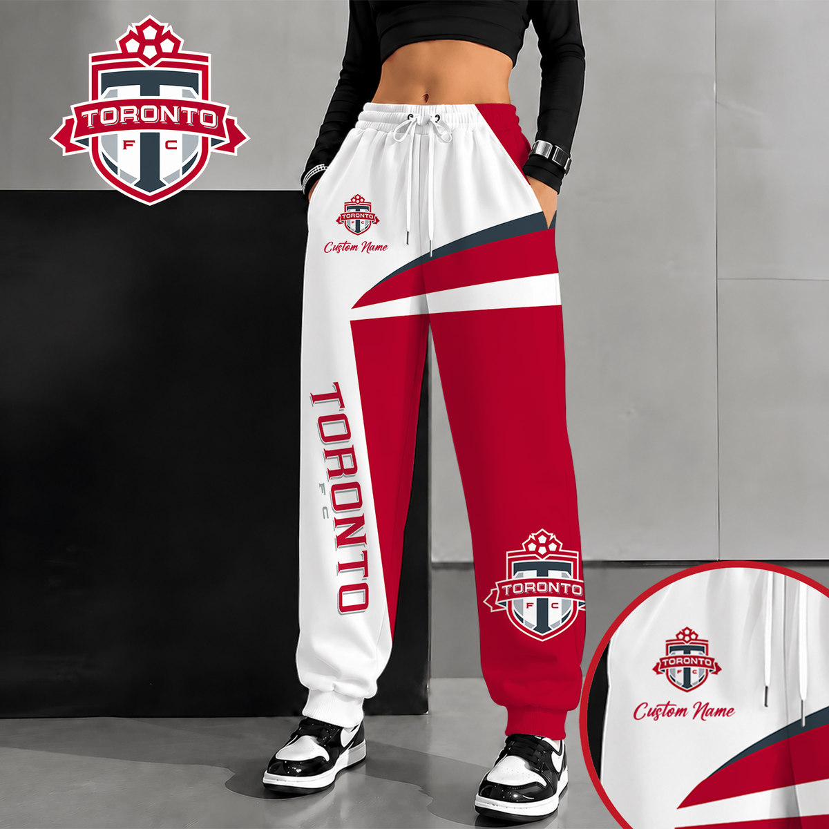 [GOAL DEAL] NEW CUSTOMIZED MLS12 TRT TORONTO FC SWEATPANTS