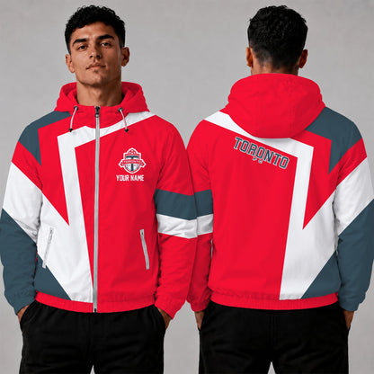 [GOAL DEAL] NEW CUSTOMIZED MLS12 TRT TORONTO FC WINDBREAKER JACKET