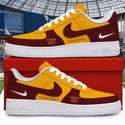 [TOUCHDOWN DEAL] NEW CUSTOMIZED NFL12 WTC WASHINGTON COMMANDERS AF1 SHOES