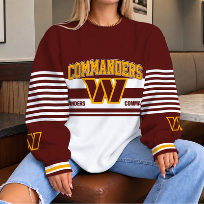 [TOUCHDOWN DEAL] NEW CUSTOMIZED NFL12 WTC THE COMMANDERS UNISEX SWEATSHIRT