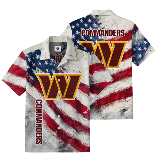[TOUCHDOWN DEAL] NEW CUSTOMIZED NFL12 WTC WASHINGTON COMMANDERS UNISEX HAWAIIAN SHIRT