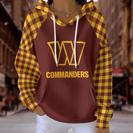 [TOUCHDOWN DEAL] NEW CUSTOMIZED NFL12 WTC WASHINGTON COMMANDERS RIBBED HOODIE & SWEATSHIRT