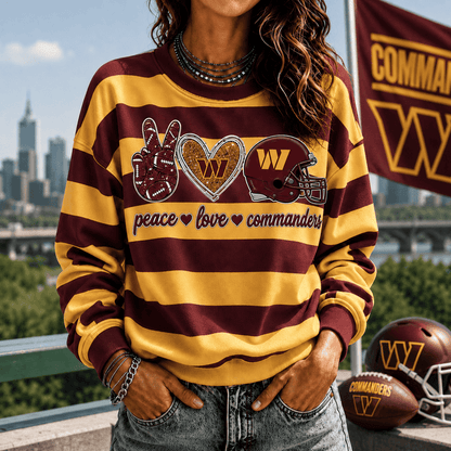 [TOUCHDOWN DEAL] NEW CUSTOMIZED NFL12 WTC WASHINGTON COMMANDERS UNISEX SWEATSHIRT