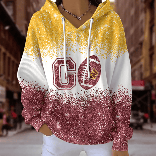 [TOUCHDOWN DEAL] NEW CUSTOMIZED NFL12 WTC WASHINGTON COMMANDERS RIBBED HOODIE & SWEATSHIRT