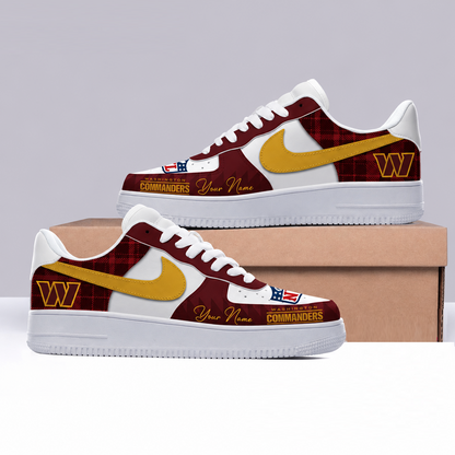 [TOUCHDOWN DEAL] NEW CUSTOMIZED NFL12 WTC WASHINGTON COMMANDERS AF1 SHOES