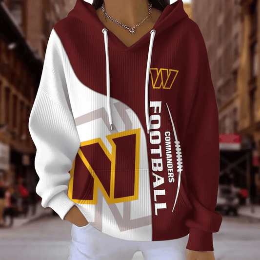 [TOUCHDOWN DEAL] NEW CUSTOMIZED NFL12 WTC WASHINGTON COMMANDERS RIBBED HOODIE & SWEATSHIRT