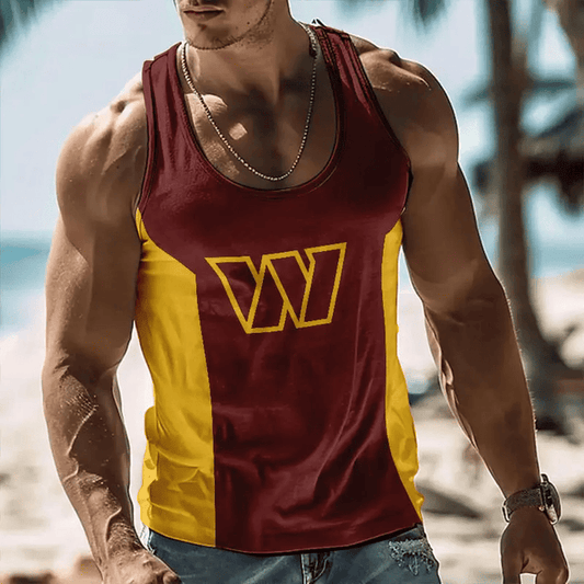 [TOUCHDOWN DEAL] NEW CUSTOMIZED NFL12 WTC WASHINGTON COMMANDERS UNISEX TANK TOP