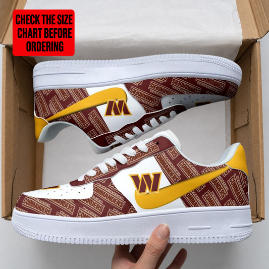 [TOUCHDOWN DEAL] NEW CUSTOMIZED NFL12 WTC WASHINGTON COMMANDERS AF1 SHOES