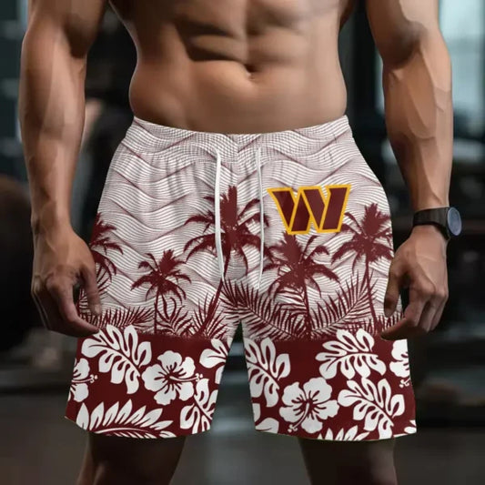 [TOUCHDOWN DEAL] NEW CUSTOMIZED NFL12 WTC WASHINGTON COMMANDERS SHORT PANTS