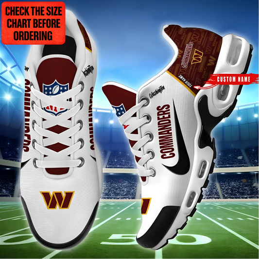 [TOUCHDOWN DEAL] NEW CUSTOMIZED NFL12 WTC WASHINGTON COMMANDERS AIR MAX PLUS SNEAKERS
