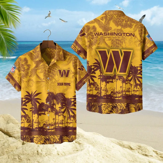 [TOUCHDOWN DEAL] NEW CUSTOMIZED NFL12 WTC WASHINGTON COMMANDERS UNISEX HAWAIIAN SHIRT