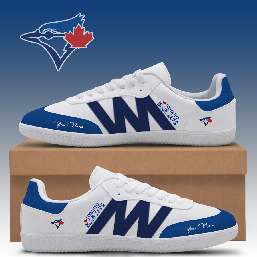 [HOMERUN DEAL] NEW CUSTOMIZED MLB12 TBJ TORONTO BLUE JAYS CLASSIC SNEAKERS