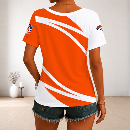 [TOUCHDOWN DEAL] NEW CUSTOMIZED NFL13 DVB DENVER BRONCOS V-NECK FEMALE SHIRT