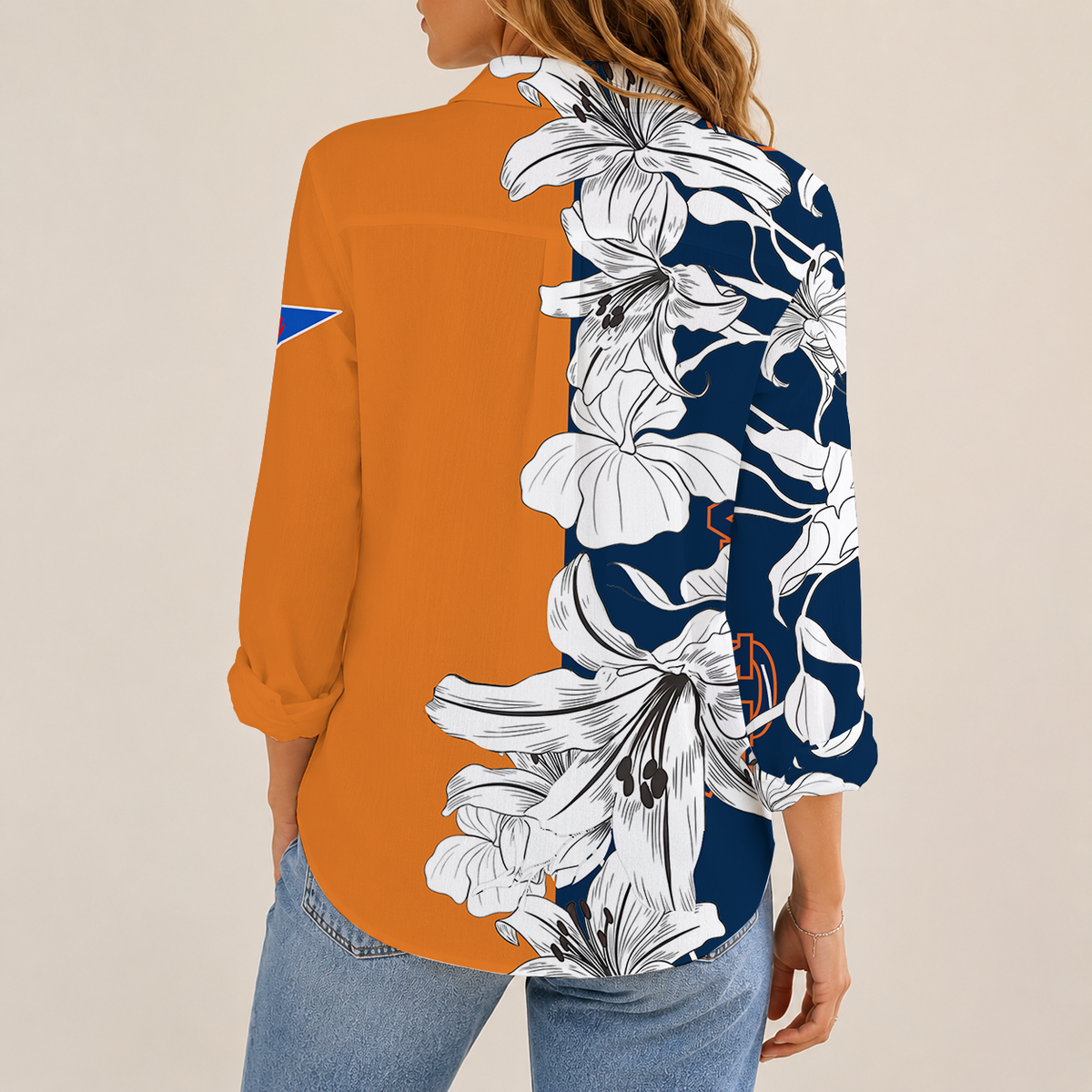 [TOUCHDOWN DEAL] NEW CUSTOMIZED NCAA FBS13 ABT AUBURN TIGERS WOMEN CASUAL SHIRT
