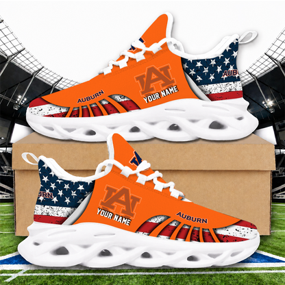 [TOUCHDOWN DEAL]NEW CUSTOMIZED NCAA FBS13 ABT AUBURN TIGERS CLUNKY SNEAKERS