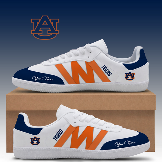 [TOUCHDOWN DEAL] NEW CUSTOMIZED NCAA FBS13 ABT AUBURN TIGERS CLASSIC SNEAKERS