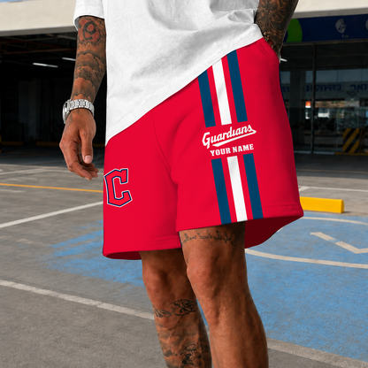[HOMERUN DEAL] NEW PREMIUM MLB13 CGS CLEVELAND GUARDIANS SHORT PANTS