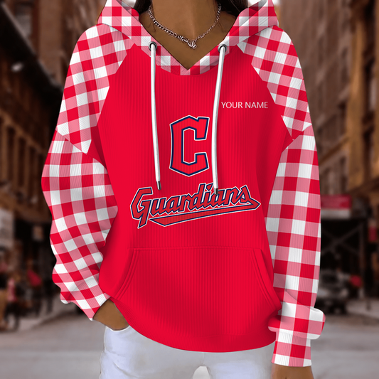 [HOMERUN DEAL] NEW CUSTOMIZED MLB13 CGS CLEVELAND GUARDIANS RIBBED HOODIE & SWEATSHIRT