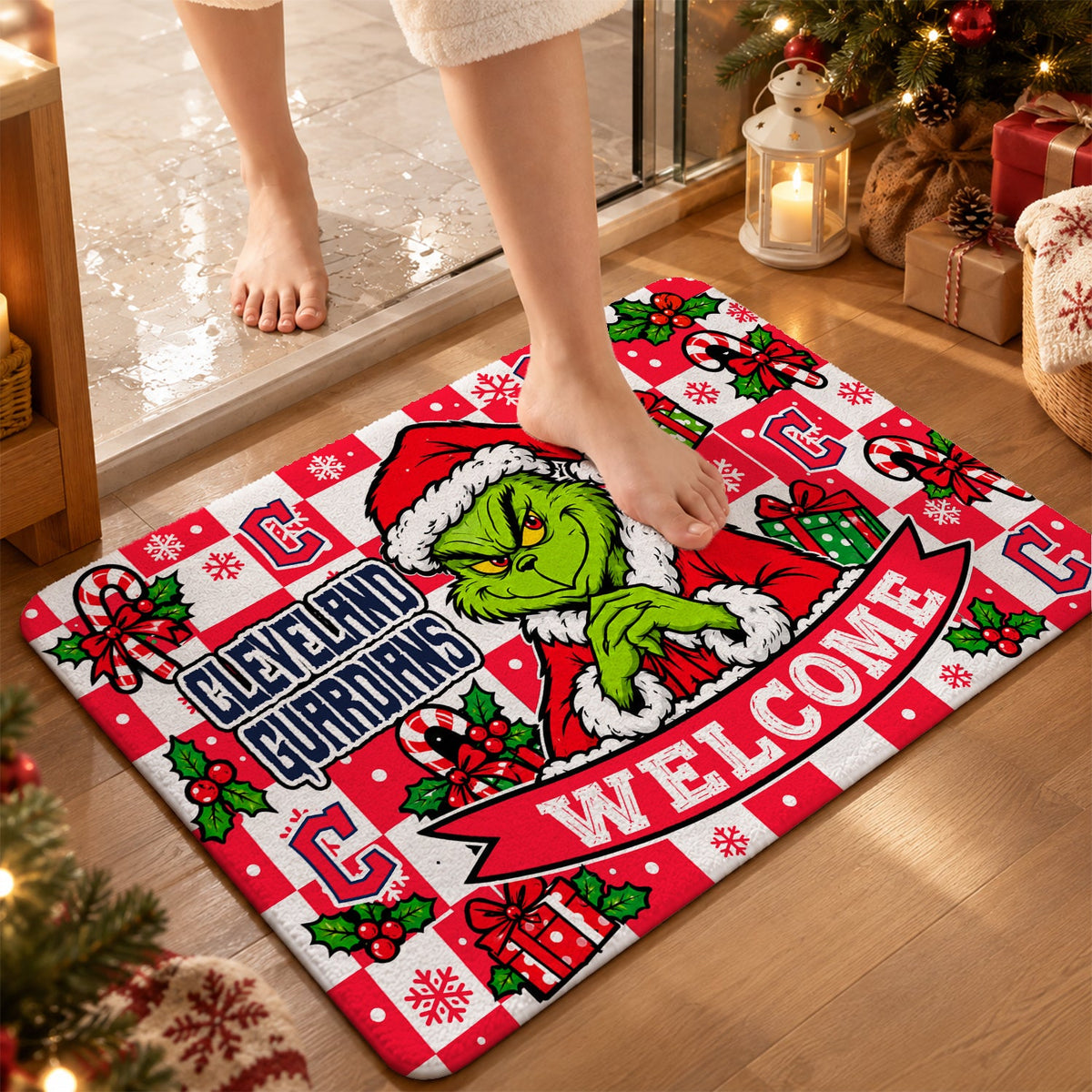 [HOMERUN DEAL] NEW CUSTOMIZED MLB13 CGS THE GUARDIANS FLOOR MAT & DOOR MAT