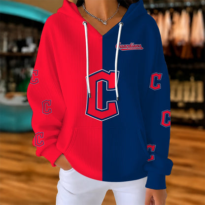 [HOMERUN DEAL] NEW CUSTOMIZED MLB13 CGS CLEVELAND GUARDIANS RIBBED HOODIE & SWEATSHIRT