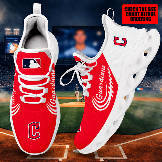 [HOMERUN DEAL] NEW CUSTOMIZED MLB13 CGS CLEVELAND GUARDIANS MAX SOUL SHOES