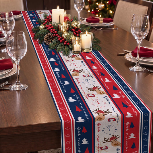 [HOMERUN DEAL] NEW CUSTOMIZED MLB13 CGS CLEVELAND GUARDIANS TABLE RUNNER