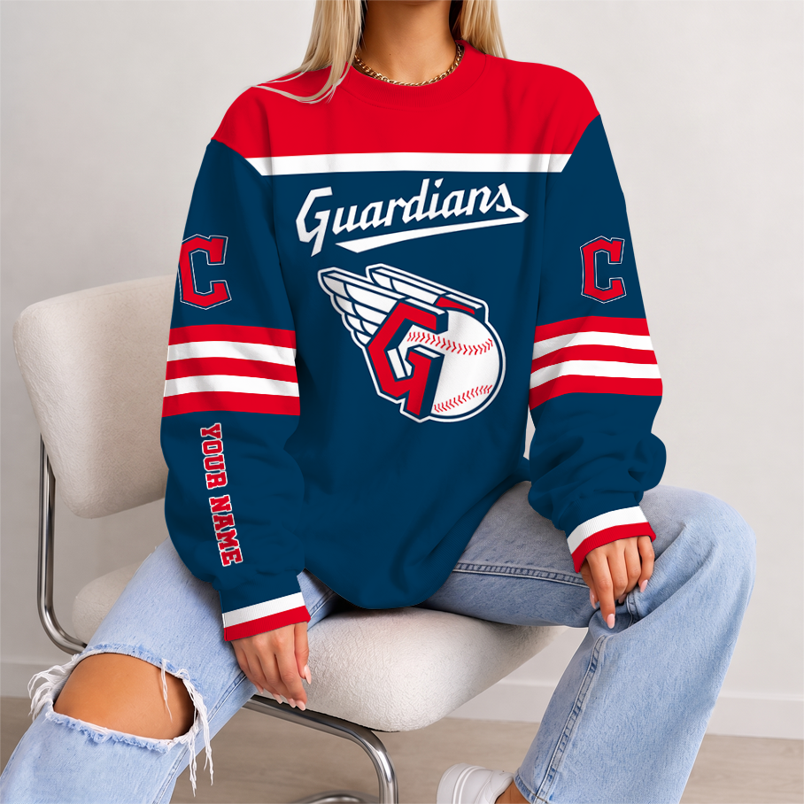 [HOMERUN DEAL] NEW CUSTOMIZED MLB13 CGS CLEVELAND GUARDIANS UNISEX SWEATSHIRT