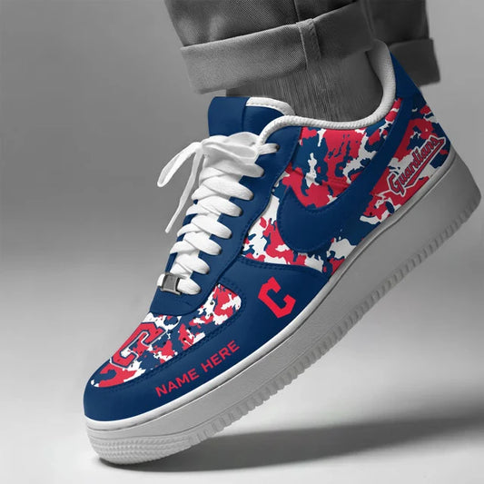 [HOMERUN DEAL] NEW CUSTOMIZED MLB13 CGS CLEVELAND GUARDIANS AF1 SHOES
