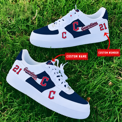 [HOMERUN DEAL] NEW CUSTOMIZED MLB13 CGS CLEVELAND GUARDIANS AF1 SHOES