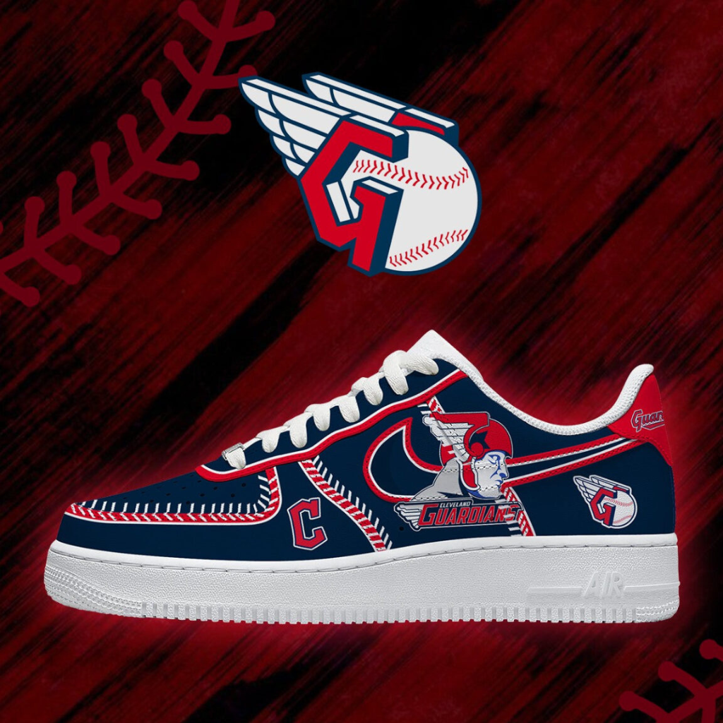 [HOMERUN DEAL] NEW CUSTOMIZED MLB13 CGS CLEVELAND GUARDIANS AF1 SHOES