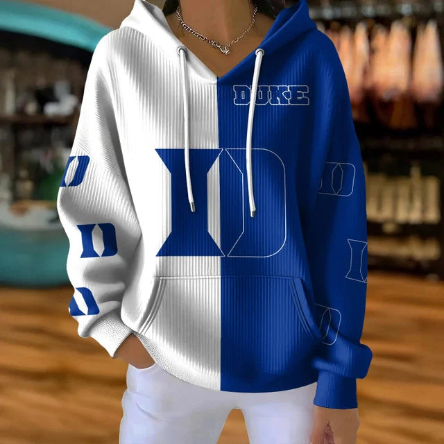 [HOOPS SPECIAL] NEW CUSTOMIZED NCAA CFH13 DLD DUKE BLUE DEVILS RIBBED HOODIE & SWEATSHIRT