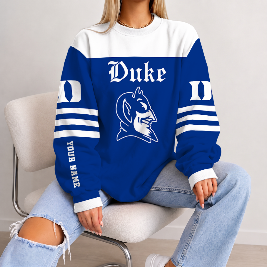 [HOOPS SPECIAL] NEW CUSTOMIZED NCAA CFH13 DLD DUKE BLUE DEVILS UNISEX SWEATSHIRT
