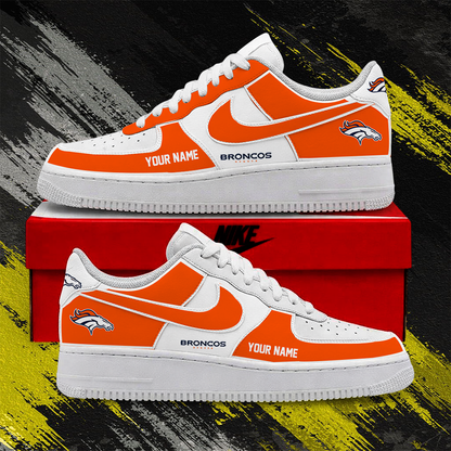 [TOUCHDOWN DEAL] NEW CUSTOMIZED NFL13 DVB DENVER BRONCOS AF1 SHOES
