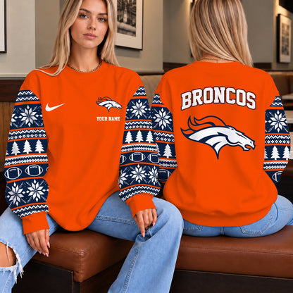 [TOUCHDOWN DEAL] NEW CUSTOMIZED NFL13 DVB THE BRONCOS UNISEX SWEATSHIRT