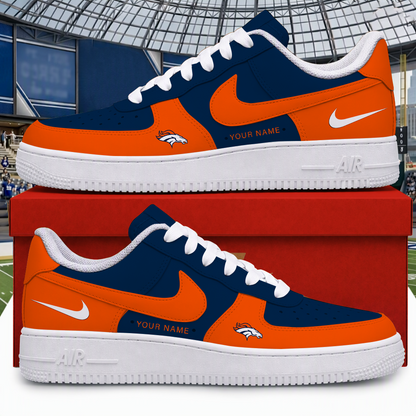 [TOUCHDOWN DEAL] NEW CUSTOMIZED NFL13 DVB DENVER BRONCOS AF1 SHOES