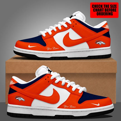 [TOUCHDOWN DEAL] NEW CUSTOMIZED NFL13 DVB DENVER BRONCOS DUNK LOW SHOES