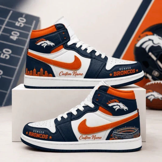 [TOUCHDOWN DEAL] NEW CUSTOMIZED NFL13 DVB DENVER BRONCOS AIR JORDAN 1