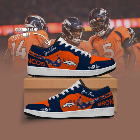 [TOUCHDOWN DEAL] NEW CUSTOMIZED NFL13 DVB DENVER BRONCOS AIR JORDAN LOW SHOES