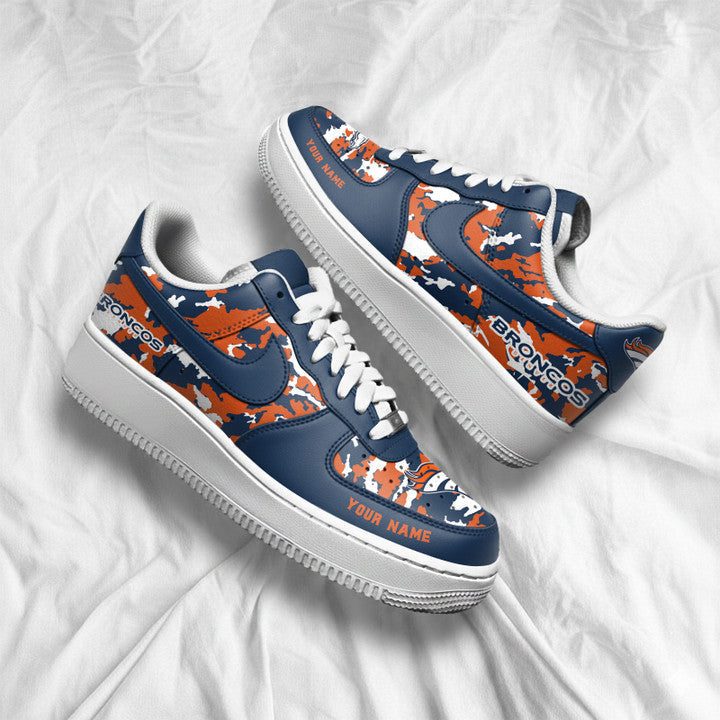 [TOUCHDOWN DEAL] NEW CUSTOMIZED NFL13 DVB DENVER BRONCOS AF1 SNEAKERS