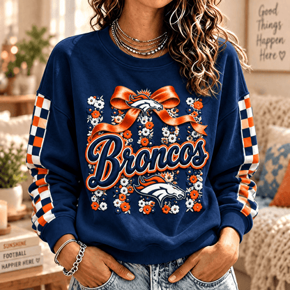 [TOUCHDOWN DEAL] NEW CUSTOMIZED NFL13 DVB DENVER BRONCOS  UNISEX SWEATSHIRT