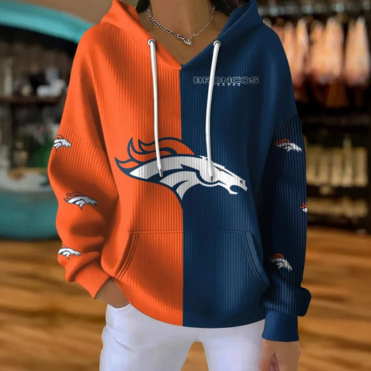 [TOUCHDOWN DEAL] NEW CUSTOMIZED NFL13 DVB DENVER BRONCOS RIBBED HOODIE & SWEATSHIRT