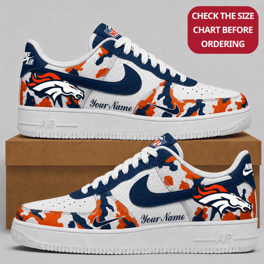 [TOUCHDOWN DEAL] NEW CUSTOMIZED NFL13 DVB DENVER BRONCOS AF1 SHOES