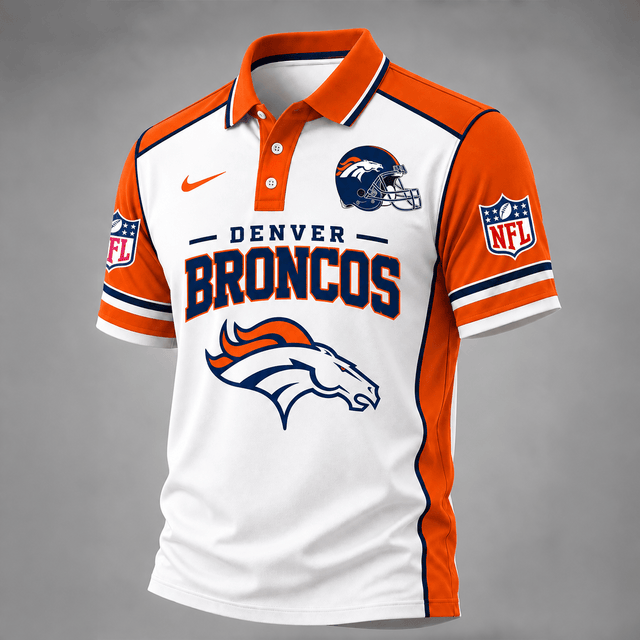 [TOUCHDOWN DEAL] NEW CUSTOMIZED NFL13 DVB THE BRONCOS POLO SHIRT