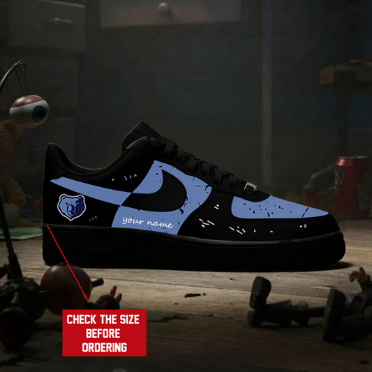 [SLAM DUNK DEAL] NEW CUSTOMIZED NBA13 MGR MEMPHIS GRIZZLIES AF1 SHOES