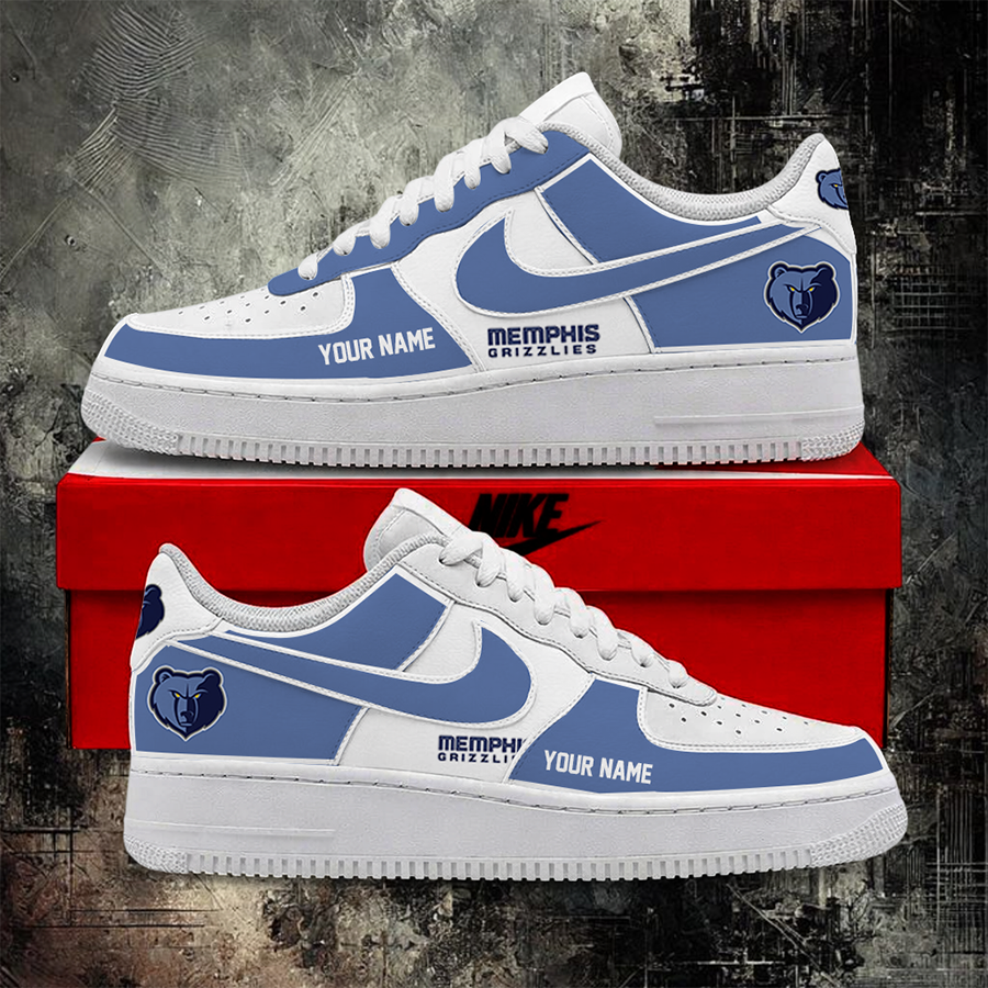 [SLAM DUNK DEAL] NEW CUSTOMIZED NBA13 MGR MEMPHIS GRIZZLIES AF1 SHOES