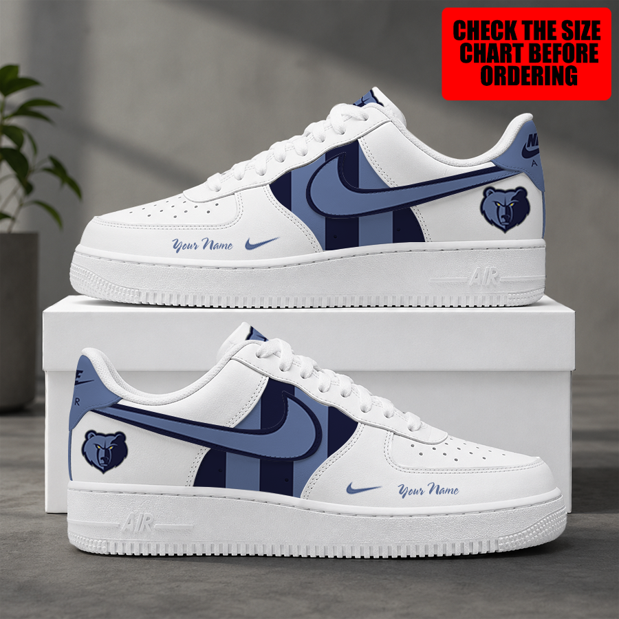 [SLAM DUNK DEAL] NEW CUSTOMIZED NBA13 MGR MEMPHIS GRIZZLIES AF1 SHOES