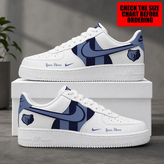 [SLAM DUNK DEAL] NEW CUSTOMIZED NBA13 MGR MEMPHIS GRIZZLIES AF1 SHOES